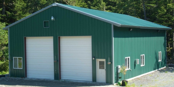 Metal Building Roof Pitch Example for Project 01152