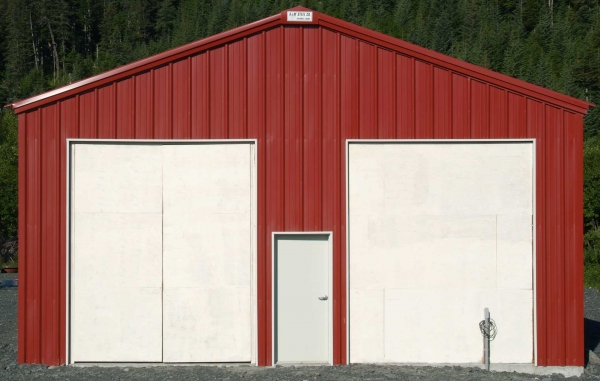Metal Building Roof Pitch Example for Project  030210